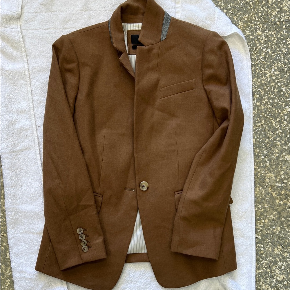 J. Crew Regent Wool Blazer Camel  Blazer 2P